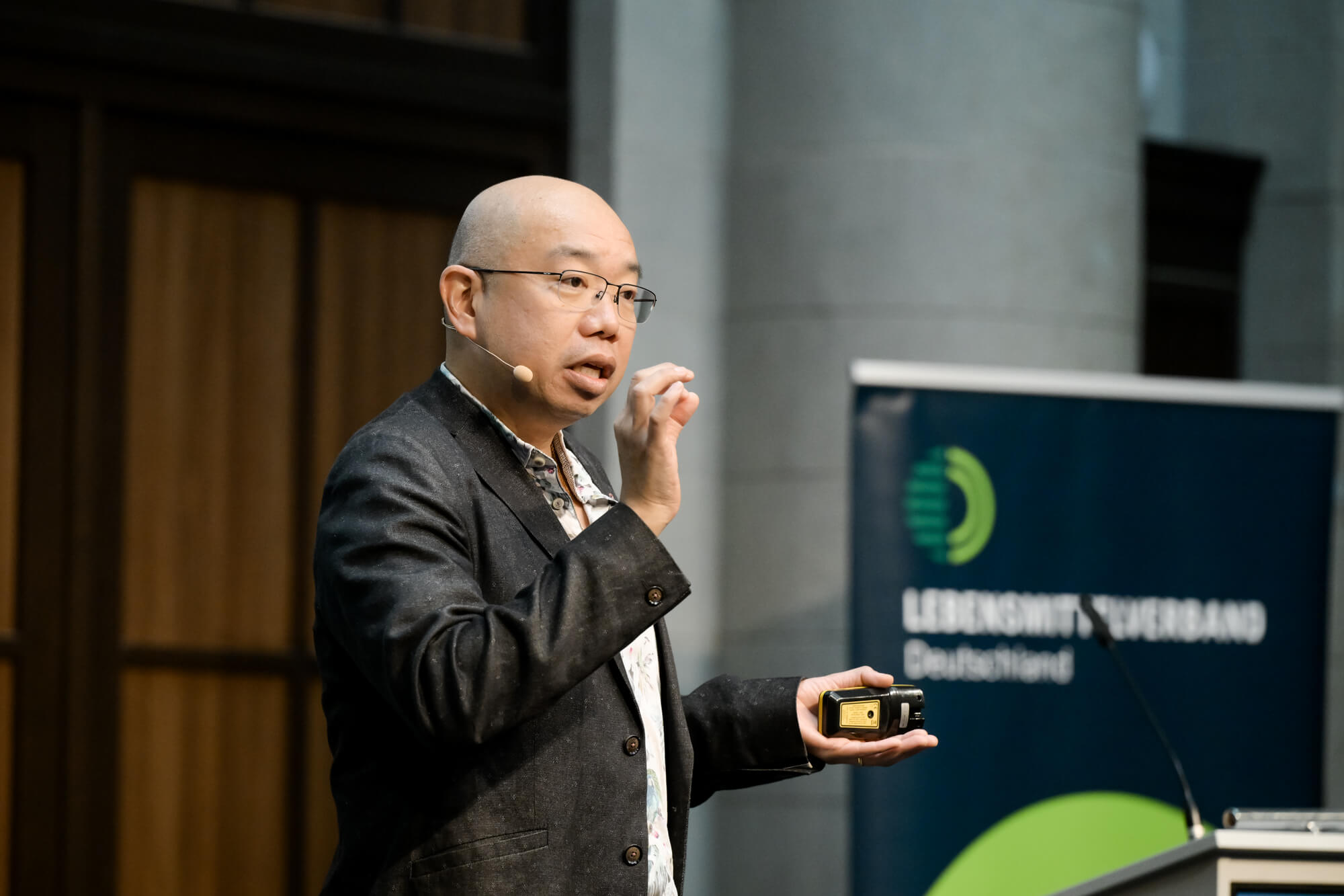 Prof. Dr. Giles Yeo auf dem Ernährungskongress des Lebensmittelverbandes